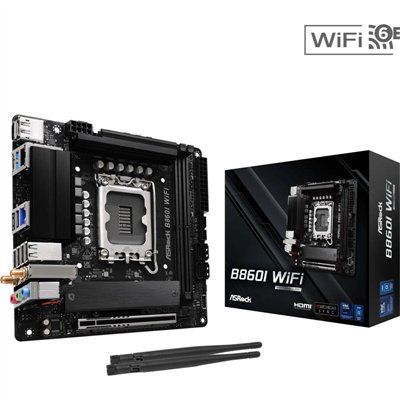 ASRock B860I WiFi Motherboard Mini ITX με Intel 1851 Socket