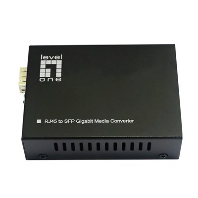 Converter Levelone Gvt-2016 10 100 1000trj45 To Sfp 90w Sw