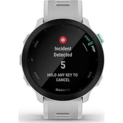 Garmin Forerunner 55 42mm Αδιάβροχο Smartwatch με Παλμογράφο (White)