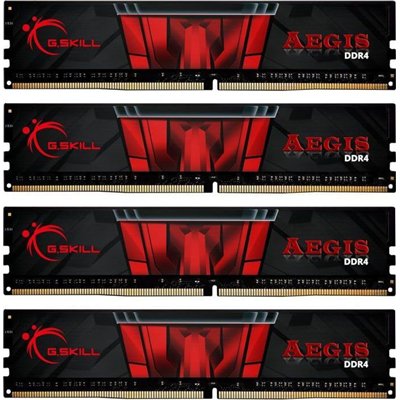 G.Skill Aegis DDR4 DDR4 64GB RAM με 4x16GB Modules και Ταχύτητα 3200 για Desktop F4-3200C16Q-64GIS