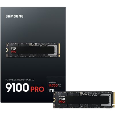 Samsung 9100 Pro SSD 1TB M.2 NVMe PCI Express 5.0 MZ-VAP1T0BW