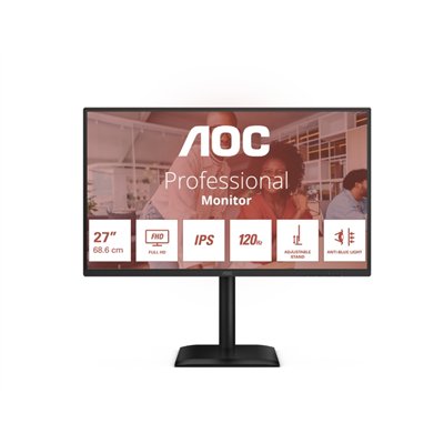 AOC 27E4U IPS HDR Monitor 27" FHD 1920x1080 με Χρόνο Απόκρισης 4ms GTG