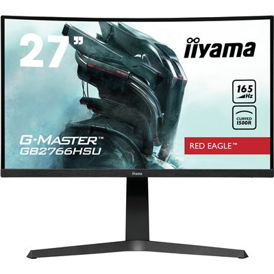 Iiyama G-Master GB2766HSU-B1 VA HDR Curved Gaming Monitor 23.6" FHD 1920x1080 165Hz