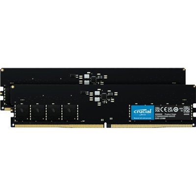 Crucial DDR5 64GB RAM με 2x32GB Modules και Ταχύτητα 5600 για Desktop CT2K32G56C46U5