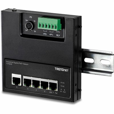 Trendnet TI-PG50F Unmanaged L2 PoE+ Switch με 5 Θύρες Gigabit (1Gbps) Ethernet