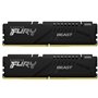 Kingston Fury Beast DDR5 64GB RAM με 2x32GB Modules και Ταχύτητα 5200 για Desktop KF552C40BBK2-64
