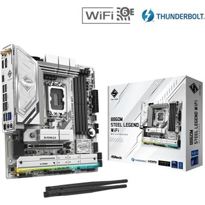 ASRock B860M Steel Legend WiFi Motherboard Micro ATX με Intel 1851 Socket