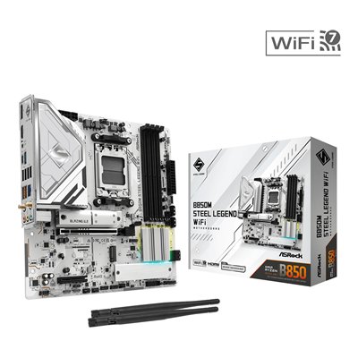 ASRock B850M Steel Legend WiFi Motherboard Micro ATX με AMD AM5 Socket