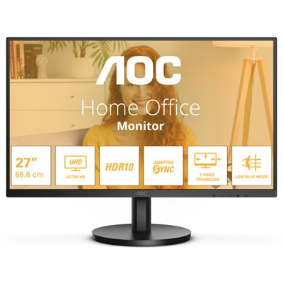 AOC U27B3M VA HDR Monitor 27" 4K 3840x2160 με Χρόνο Απόκρισης 4ms GTG