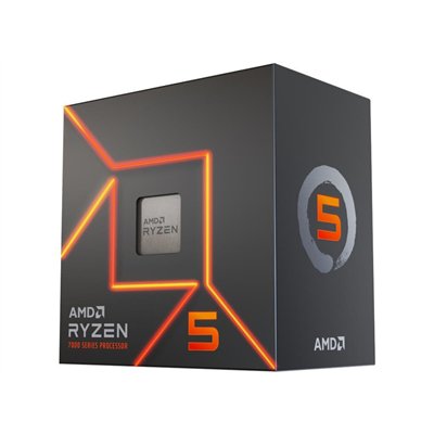 AMD Ryzen 5 7600 3.8GHz Επεξεργαστής 6 Πυρήνων για Socket AM5 σε Κουτί με Ψύκτρα