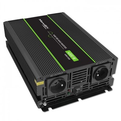 Qoltec Inverter Αυτοκινήτου Καθαρού Ημιτόνου 4000W για 12V DC