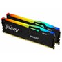 Kingston Fury Beast RGB DDR5 64GB RAM με 2x32GB Modules και Ταχύτητα 5600 για Desktop KF556C40BBAK2-64