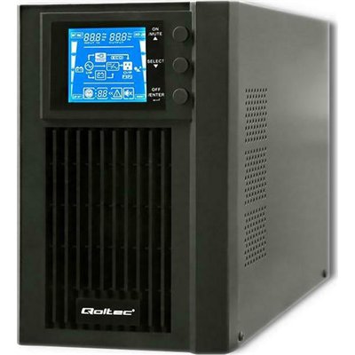 Qoltec Uninterruptible Power Supply UPS On-Line 1000VA
