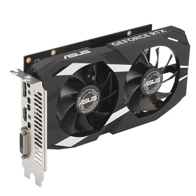 Asus GeForce RTX 3050 6GB GDDR6 Dual OC Κάρτα Γραφικών 90YV0K60-M0NA00