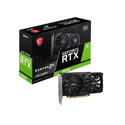 MSI GeForce RTX 3050 6GB GDDR6 Ventus 2X E 6G OC Κάρτα Γραφικών