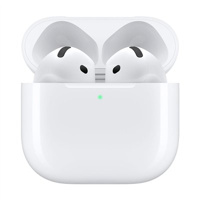 Apple AirPods 4 with Active Noise Cancellation Earbud Bluetooth Handsfree Ακουστικά με Αντοχή στον Ιδρώτα και Θήκη Φόρτισης Λευκ