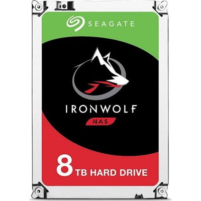Seagate Ironwolf 8TB HDD Σκληρός Δίσκος 3.5" SATA III 5400rpm με 256MB Cache για NAS ST8000VN002
