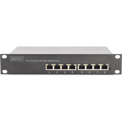 Digitus DN-95331 Managed L2 PoE+ Switch με 8 Θύρες Gigabit (1Gbps) Ethernet