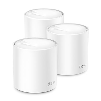 TP-LINK Deco X50 v1 WiFi Mesh Network Access Point Wi‑Fi 6 Dual Band (2.4 & 5GHz) σε Τριπλό Kit