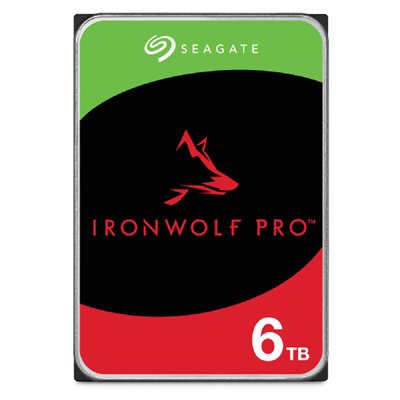 Seagate IronWolf Pro 6TB HDD Σκληρός Δίσκος 3.5" SATA III 7200rpm με 256MB Cache για NAS ST6000NT001