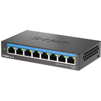 D-Link DMS-108 v1 Unmanaged L2 Switch με 8 Θύρες Ethernet