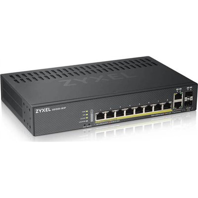 Zyxel GS1920-8HPV2 Managed L2 PoE+ Switch με 8 Θύρες Gigabit (1Gbps) Ethernet