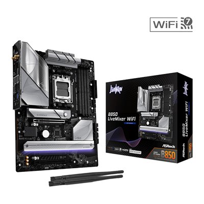 ASRock B850 LiveMixer WiFi Motherboard ATX με AMD AM5 Socket