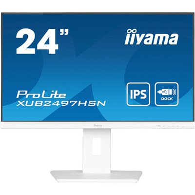 Iiyama ProLite XUB2497HSN-W2 IPS Monitor 24" FHD 1920x1080 με Χρόνο Απόκρισης 1ms GTG
