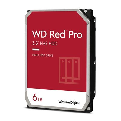 Western Digital Red Pro 6TB HDD Σκληρός Δίσκος 3.5" SATA III 7200rpm με 256MB Cache για NAS WD6005FFBX