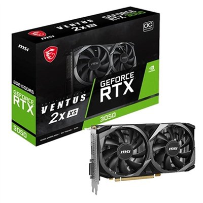 MSI GeForce RTX 3050 8GB GDDR6 Ventus 2X XS OC Κάρτα Γραφικών V809-4266R