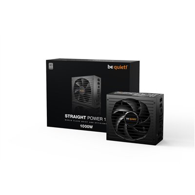 Be Quiet Straight Power 12 1000W Μαύρο Τροφοδοτικό Υπολογιστή Full Modular 80 Plus Platinum