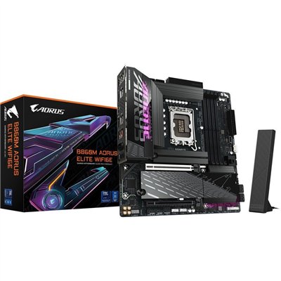 Gigabyte B860M Aorus Elite WIFI6E Motherboard Micro ATX με Intel 1851 Socket