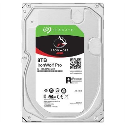 Seagate IronWolf Pro 8TB HDD Σκληρός Δίσκος 3.5" SATA III 7200rpm με 256MB Cache για NAS ST8000NT001