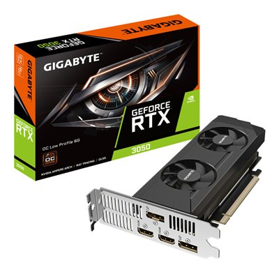Gigabyte GeForce RTX 3050 6GB GDDR6 OC Low Profile 6G Κάρτα Γραφικών GV-N3050OC-6GL