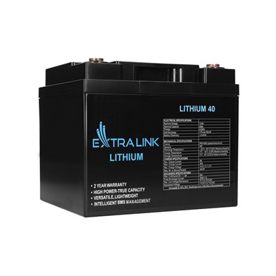Extralink Μπαταρία UPS με Χωρητικότητα 40Ah και Τάση 12.8V 1τμχ