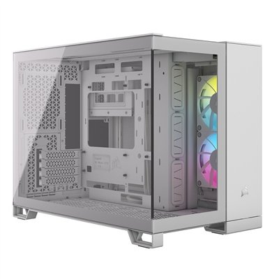 Corsair iCUE 2500X RGB Gaming Mini Tower Κουτί Υπολογιστή με Πλαϊνό Παράθυρο Λευκό