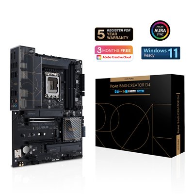 Asus ProArt B660-CREATOR D4 Motherboard ATX με Intel 1700 Socket
