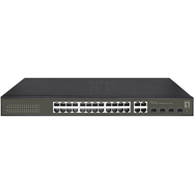 Level One GES-2128 Hilbert Managed L2 Switch με 24 Θύρες Gigabit (1Gbps) Ethernet και 4 SFP Θύρες