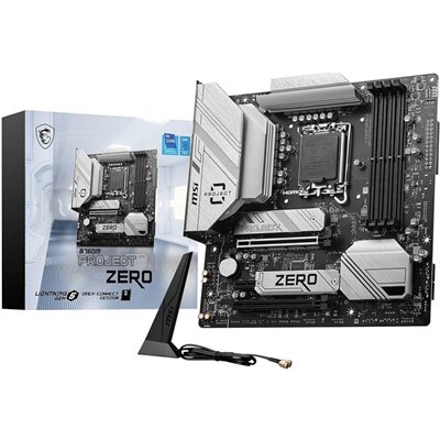 MSI B760M Project Zero Wi-Fi Motherboard Micro ATX με Intel 1700 Socket