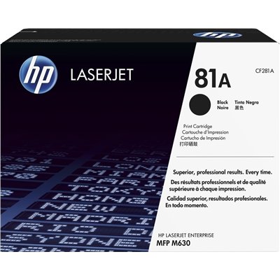 HP 81A Γνήσιο Toner Laser Εκτυπωτή Μαύρο 10500 Σελίδων (CF281A)