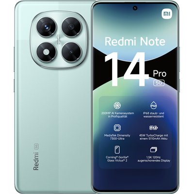 Xiaomi Redmi Note 14 Pro 5G Dual SIM (8/256GB) Coral Green