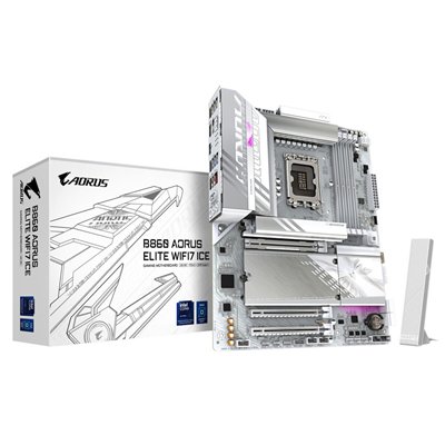 Gigabyte B860 Aorus Elite WIFI7 Ice Motherboard ATX με Intel 1851 Socket