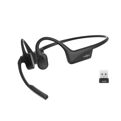 Shokz OpenComm2 UC 2025 Ασύρματα Bone Conduction Multimedia Ακουστικά με μικρόφωνο και σύνδεση USB-A