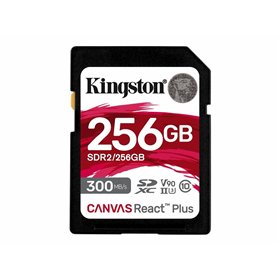 Kingston Canvas React Plus SDXC 256GB Class 10 U3 V90 UHS-II