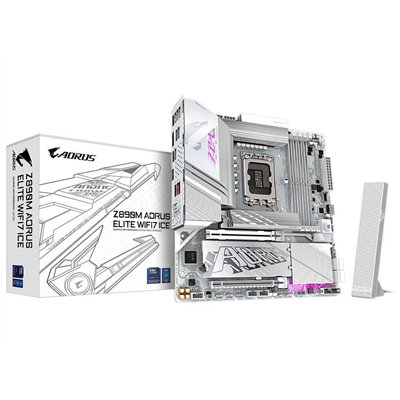 Gigabyte Z890M Aorus Elite Wifi 7 Ice Motherboard Micro ATX με Intel 1851 Socket