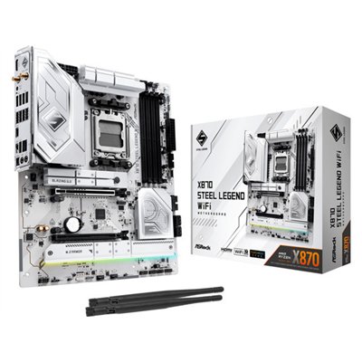 ASRock Steel Legend WiFi X870 Motherboard ATX με AMD AM5 Socket