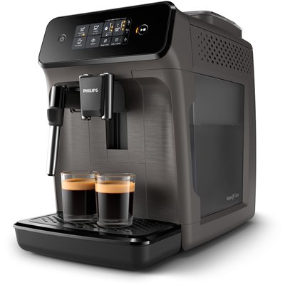 Philips Series 1200 Αυτόματη Μηχανή Espresso 1500W Πίεσης 15bar με Μύλο Άλεσης Μαύρη