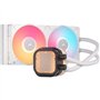 Corsair iCUE Link Titan RX RGB LCD Υδρόψυξη Επεξεργαστή Διπλού Ανεμιστήρα 120mm για Socket AM4/AM5/1700 Λευκή