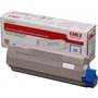 OKI 46490607 Γνήσιο Toner Laser Εκτυπωτή Κυανό High Capacity 6000 Σελίδων