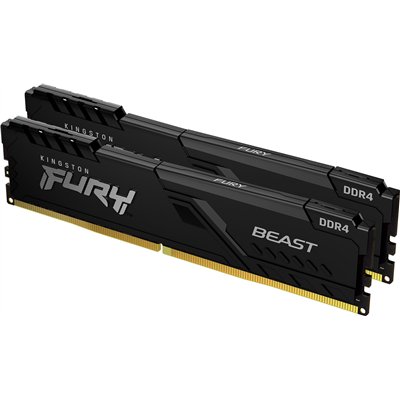 Kingston Fury Beast DDR4 64GB RAM με 2x32GB Modules και Ταχύτητα 3600 για Desktop KF436C18BBK2/64